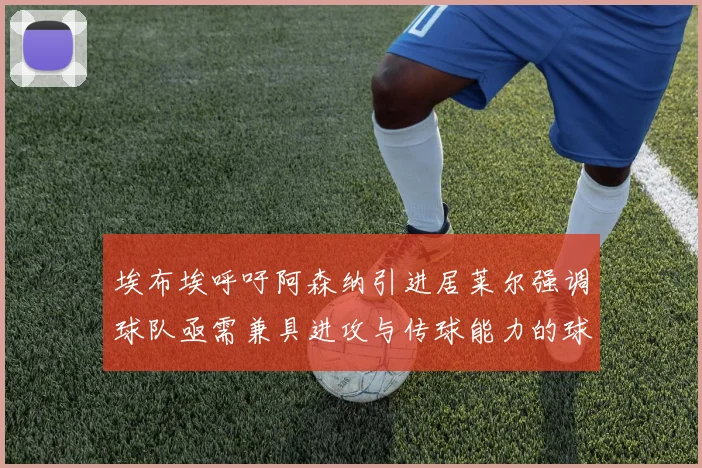 埃布埃呼吁阿森纳引进居莱尔强调球队亟需兼具进攻与传球能力的球员